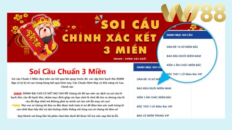 Anh em nhớ chọn đúng miền mình đang muốn soi để phần mềm hiện dữ liệu chuẩn xác hơn